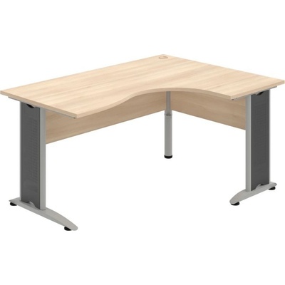 OFFICE PRO s.r.o. HOBIS kancelársky stôl pracovný tvarový, ergo ľavý - CE 2005 L, agát