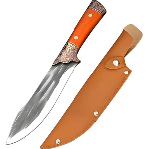 HARAHU Кухненски нож DE-33025 - Кафяв / Butcher KP33025