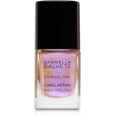 Gabriella Salvete Longlasting Enamel лак за нокти с холографичен ефект цвят 39 Nude Pink 11ml