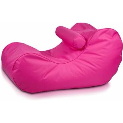 TiaHome Sedací vak Ležadlo XL polyester Ružová