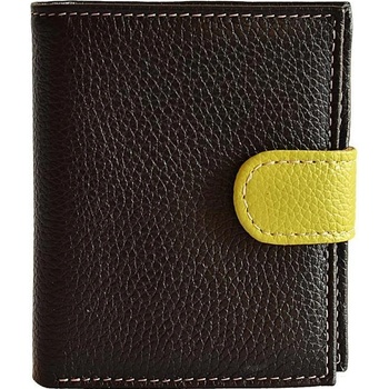 Hellix dámská kožená peněženka P 1255 black multicolor černá