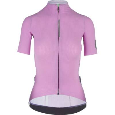 Q36.5 Дамска фланелка с къс ръкав за колоездене Q36.5 Women's Pinstripe Pro Cycling jersey - Lilla (156-2161-0212)