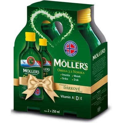 Mollers Omega 3 citron 2 x 250 ml