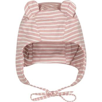 Image 1 of Bio Baby Памучна шапка Bio Baby - С ушички, 0-4 месеца, розово райе (97222938)