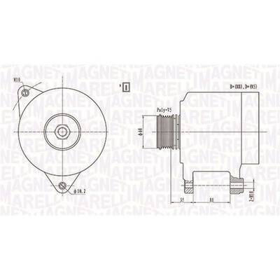 Generátor MAGNETI MARELLI 063731139010