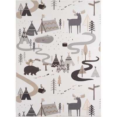 Ayyildiz Кремав детски килим подходящ за пране 140x200 cm Coco 1135 - Ayyildiz Carpets (COCO1402001135CREAM)