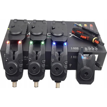 Fox Mini Micron X Sada hlásičů 3+1 Černá