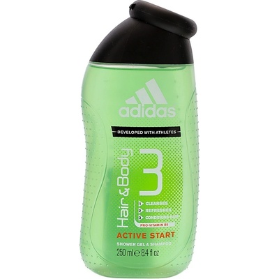 Adidas 3 Active Start Men sprchový gél 250 ml