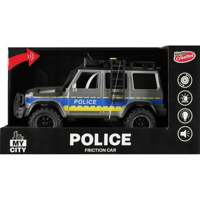 Mega Creative Mega kreativní auto policejní hračka terénní hračka 30x17x14 moje město MC24