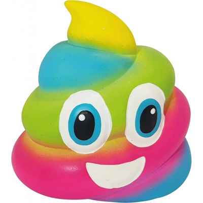 NOBBY Hračka latexová Happy Rainbow Poop 11 cm