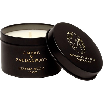 Cereria Mollá Ароматна свещ Cereria Molla - Amber & Sandalwood, 90 g (TC5537)