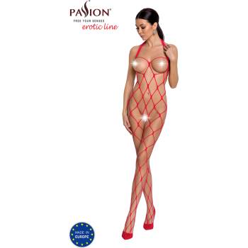 Image 1 of Passion Bodystocking BS091 Red
