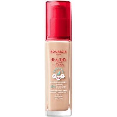Bourjois Paris Healthy Mix Clean & Vegan Radiant Foundation 50,5N Light Ivory 30 ml