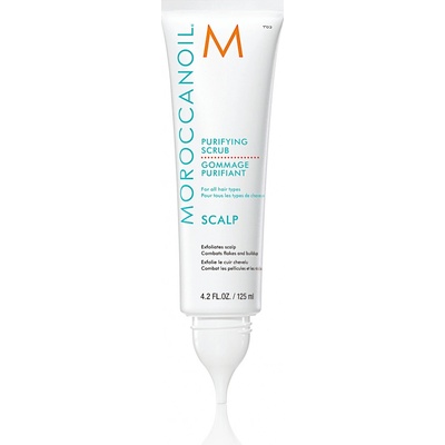 Moroccanoil Scalp Purifying Scrub jemný čistiaci peeling s upokojujúcim účinkom na vlasovú pokožku 125 ml