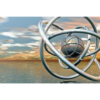 DIMEX ART s. r. o Флизелинов фототапет абстрактна сфера 375 x 250 см