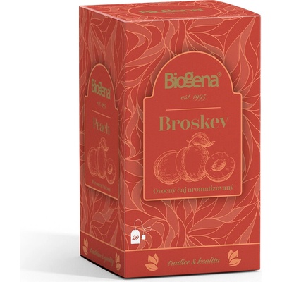 Biogena Traditional Broskev porcovaný ovocný čaj 20 x 2 g