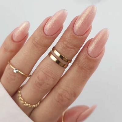 Claresa Champagne Glow Nails sada gel laků