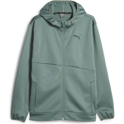 Puma TRAIN ALL DAY HOODIE sportovní mikina khaki
