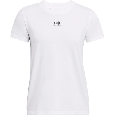 Under Armour Rival Core Short Sleeve Womens - White