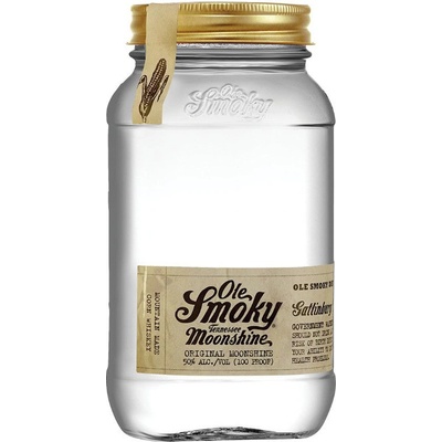 Ole Smoky Original Moonshine 50% 0,5 l (čistá fľaša)