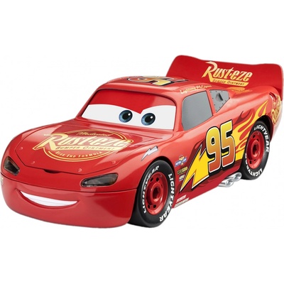 Revell Игрален комплект за сглобяване Revell - Disney Cars, Lightning McQueen, Със звук и светлина (R06562)