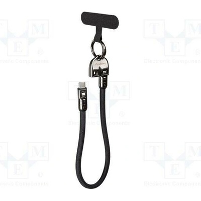 Lanberg CA-CMCM-10LN-0003-BK USB 2.0 USB C vidlice z obou stran 0,3m černý
