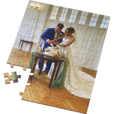 ČistéDřevo Vlastní fotografie na dřevěném puzzle ve formátu A4