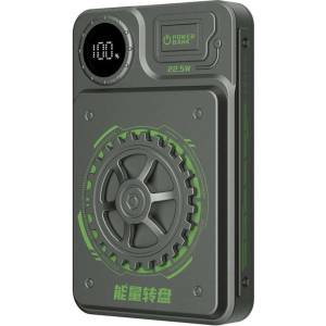 Dudao Външна батерия /power bank/ Dudao K24, 10 000mAh, сива, 1x USB-A, 1x USB-C, 22.5W (DDA348)