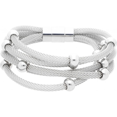 Ewena náramek stříbrný z chirurgické oceli CKR781