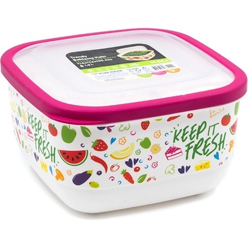 Елегантен пластмасов контейнер за храна 1900мл (m-884)