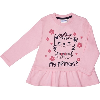 Winkiki dievčenské tričko ružová