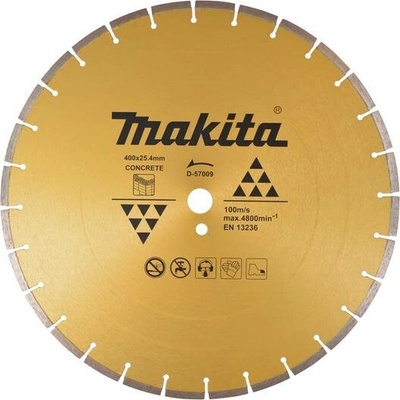 Diamantový kotouč 400x25,4mm, beton, Makita D-57009