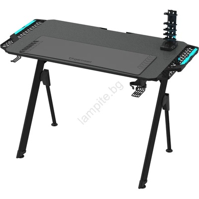 MILAGRO Гейминг маса FALCON с LED RGB подсветка 116x60 см черен (MI1965)