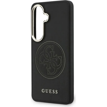 CG Mobile Samsung S26 GUESS PERFORATED LOGO MAGSAFE силиконов протектор за телефон, устойчив на удар, магнитен, ЧЕРЕН (GUHMS26S5PG4SRGK)