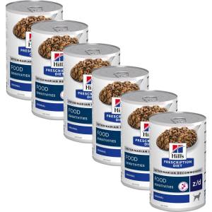 Hill's Hill s Prescription Diet z/d Алергия и грижа за кожата консерви 6 x 370 г