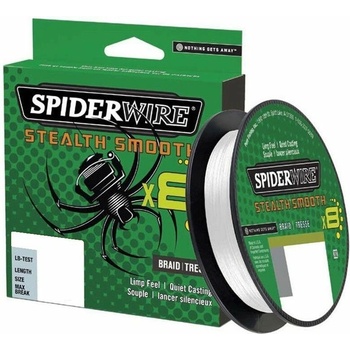 Spiderwire Šnúra Stealth Smooth 8 Priehľadná 150m 0,09mm 7,5kg