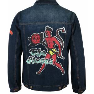 ROCK OFF Мъжко яке Rolling Stones - Sympathy - DENIM - ROCK OFF - RSDJ02MD