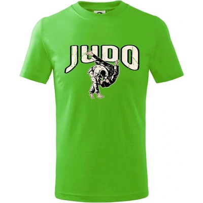 Judo v boji tričko detské Apple Green
