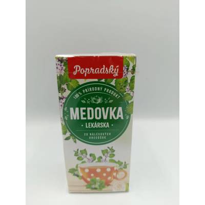 Popradský Medovka lekárska bylinný čaj 20 vrecúšok 30 g
