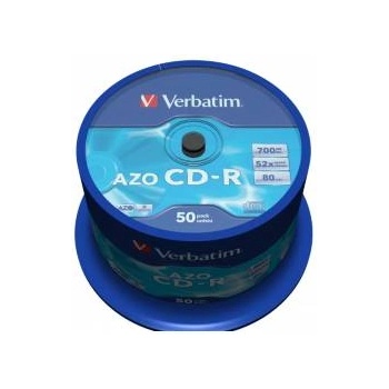 Verbatim CD-R AZO Crystal 700MB (50 бр. шпиндел)