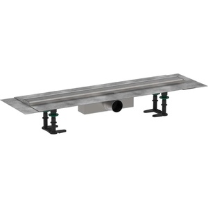 Hansgrohe RainDrain Compact - Душ канал, 80 cm, с решетка, четкана неръждаема стомана 56178800 (56178800)