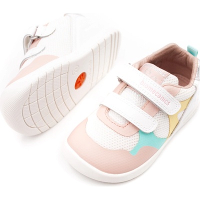 Biomecanics detské barefoot tenisky napa blanco y multicolor