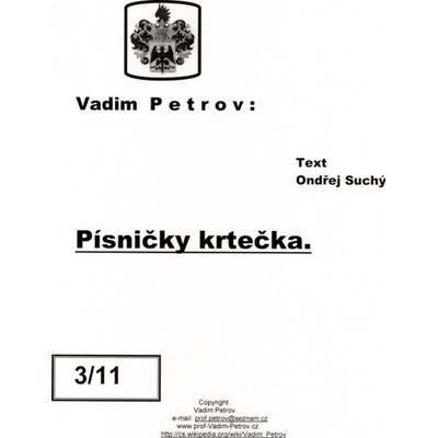 Pesničky krtka od Vadima Petrova