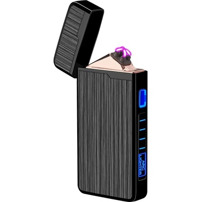Handy 838 Smart plazmový USB / čierny Luxusný dotykový plazmový elektrický na cigarety USB nabíjanie