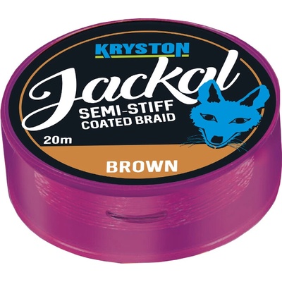 Kryston šnúra Jackal 20m 20lb Gravel Brown