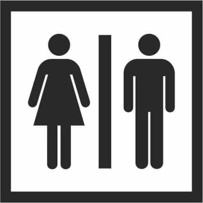 NENURODYTA_V Samolepka na WC celkem 130x130mm