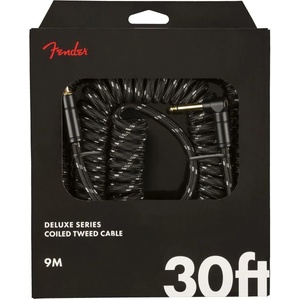 Fender Deluxe Coil Tweed/Black 9 m Директен - Ъглов Инструментален кабел (0990823060)