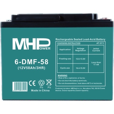 MHPower 6-DMF-58 12V/58Ah – Zbozi.Blesk.cz
