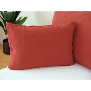 MKLozkoviny.sk Mušelín Alexia tmavá terakota 50 x 70 cm