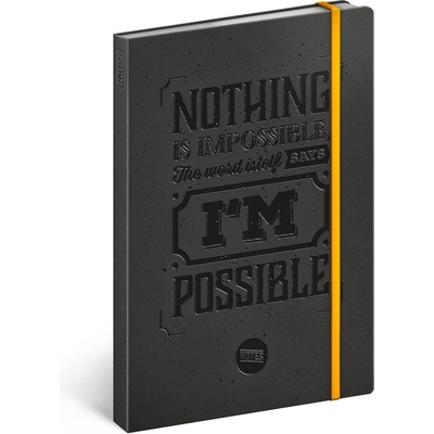 Motivačný notes linajkovaný 13 × 21 cm